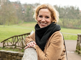 portrait of a woman in the green