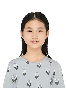 The picture shows a girl.