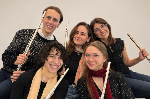 Flöte im Konzert   