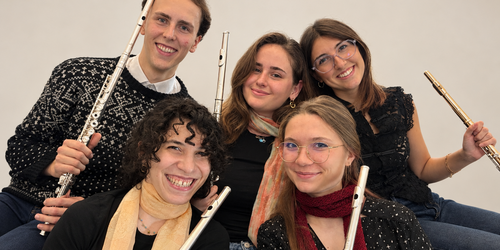 Flöte im Konzert   