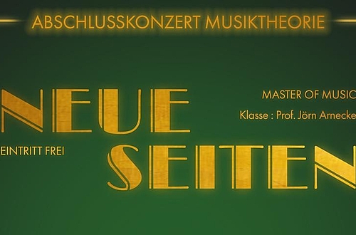Masterkonzert Musiktheorie   