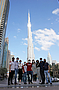 Natürlich wurde auch das höchste Gebäude der Welt besucht: Der "Burj Khalifa" in Dubai