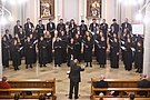 Kammerchor der Hochschule unter der Leitung von Prof. Jürgen Puschbeck