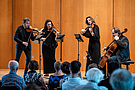 Gropius Quartett: Friedemann Eichhorn, Indira Koch, Violinen; Alexia Eichhorn, Viola; Wolfgang Emanuel Schmidt, Violoncello