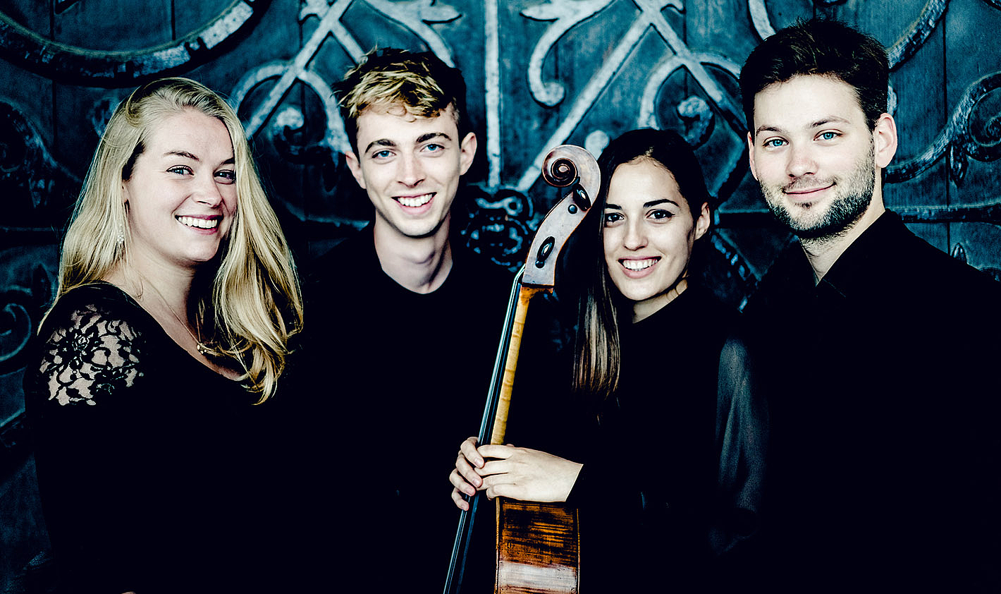 Debüt bei den Meisterkursen: Das Londoner „Barbican Quartet“ spielt Streichquartette von Mozart, Britten und Brahms