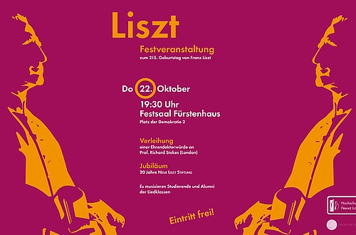 Festveranstaltung | 215. Geburtstag Liszts   