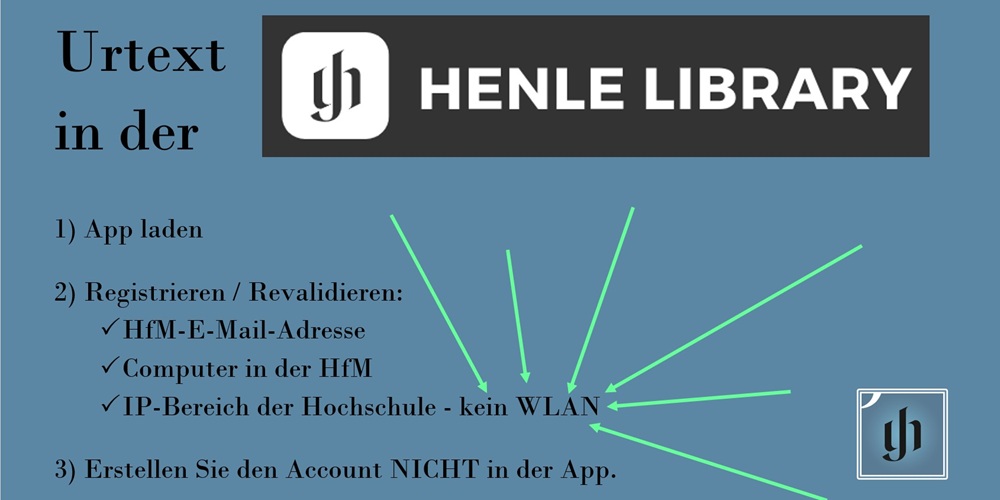 Zugang zu Henle Library