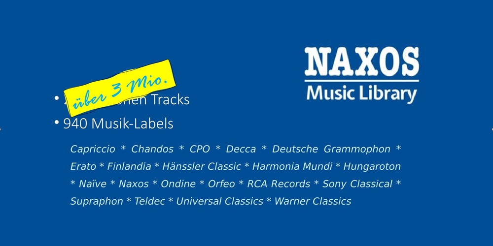 Zugang zu Naxos Music Library