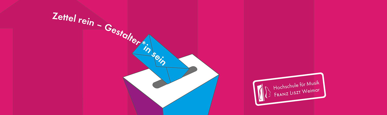 The picture shows a ballot box.