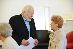 Gunther Emmerlich im Gespräch.