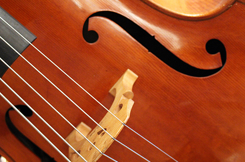 Kontrabass im Konzert   
