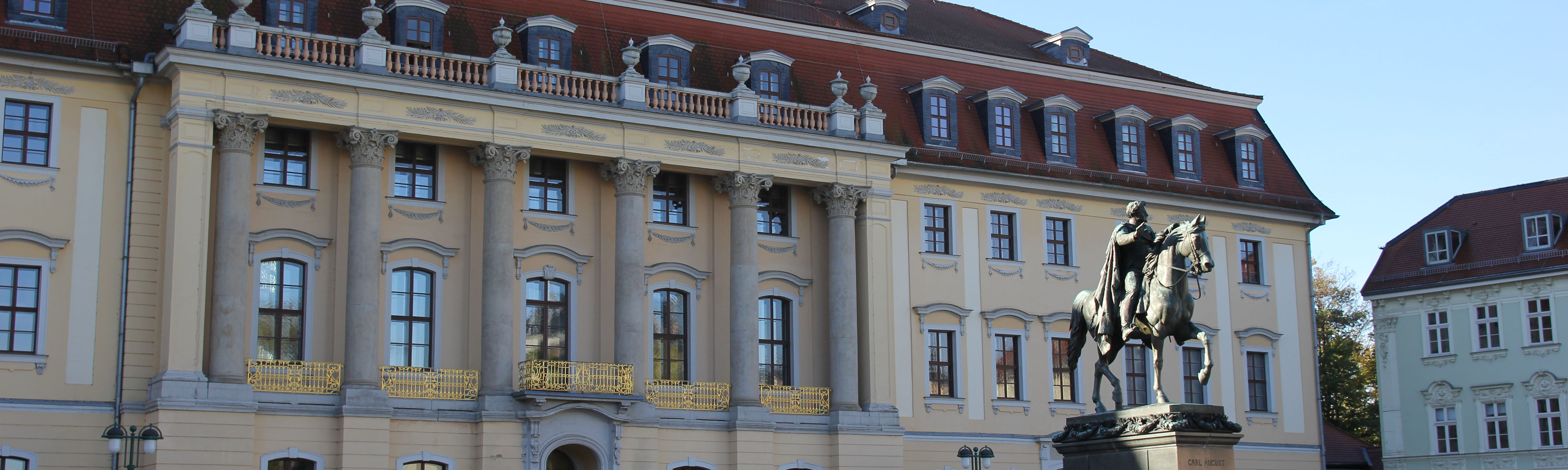 The picture shows a historical building.