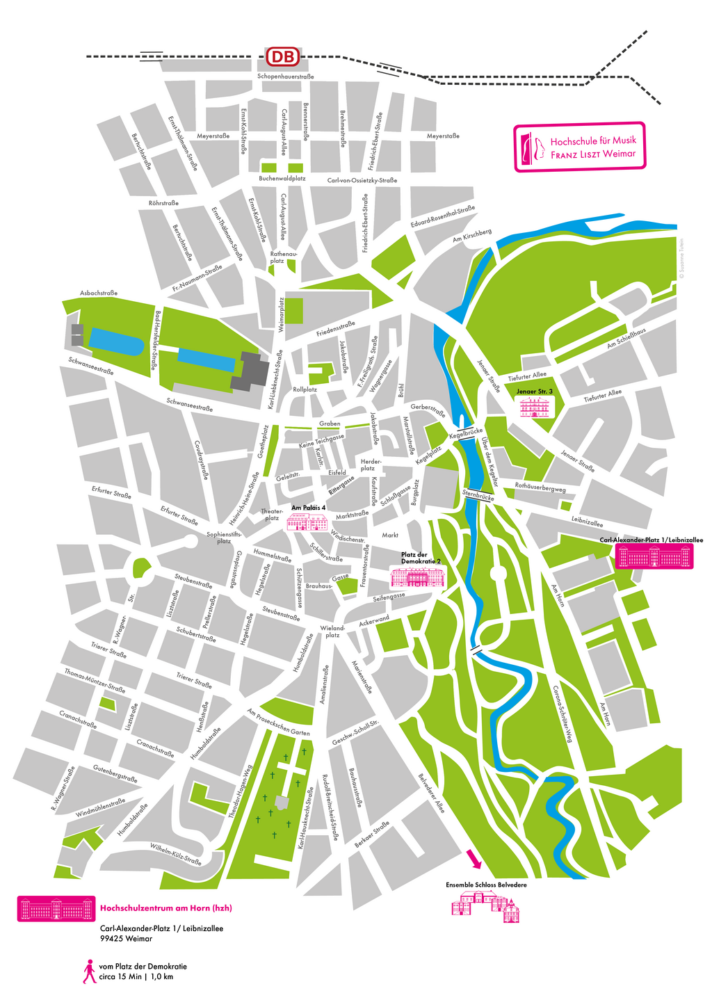 Das Bild zeigt einen Stadtplan.