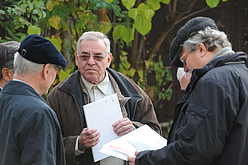 Bereits vor der Mensa am Park erkannten sich viele wieder.