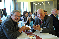 Der Hochschulpräsident Prof. Dr. Christoph Stölzl im Gespräch.