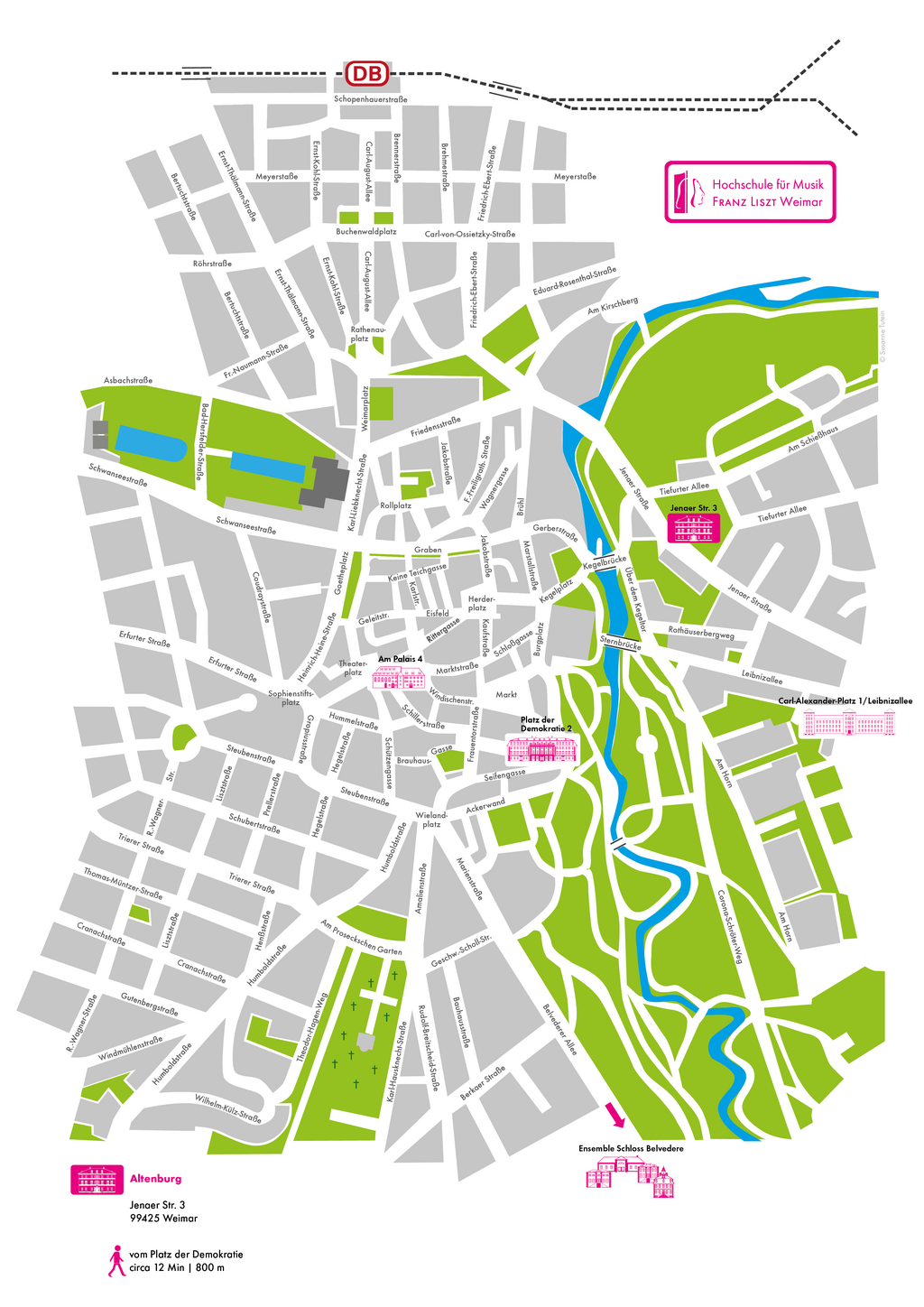 The picture shows a city map.
