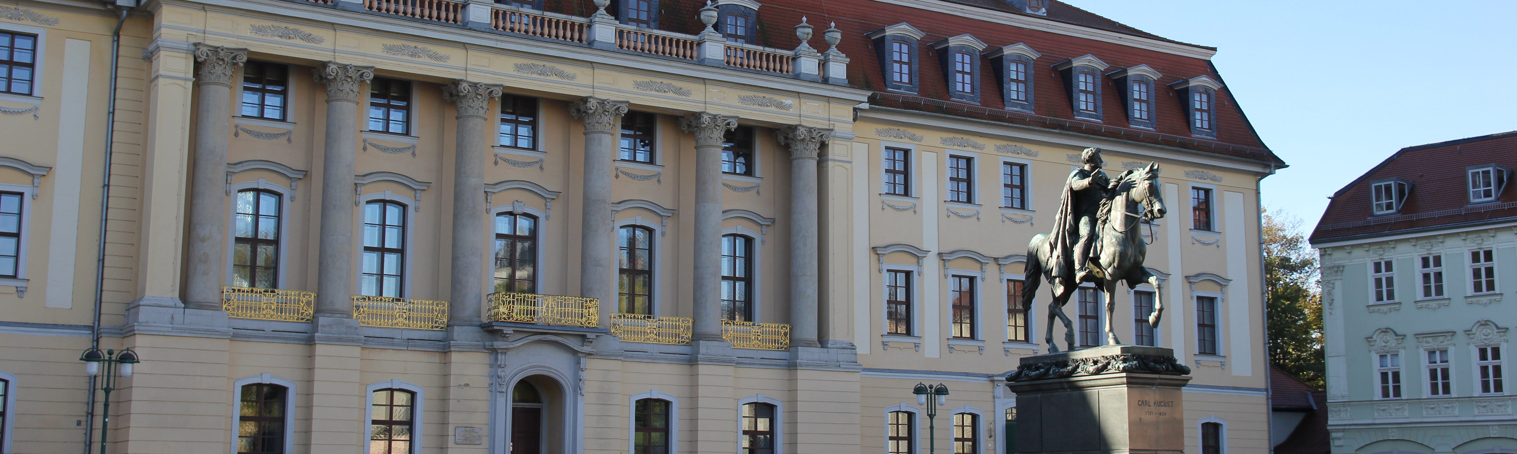 The picture shows a historical building.