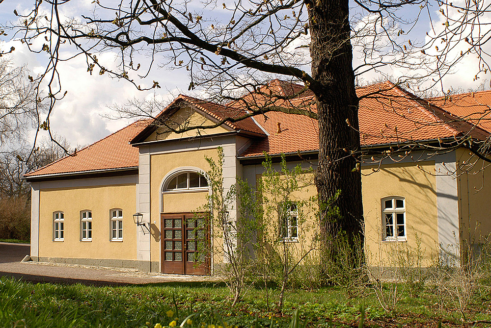 The image shows a historical building.