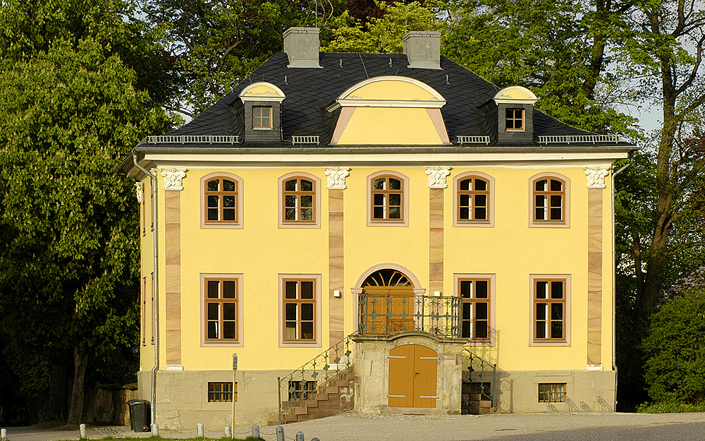 The image shows a historical building.