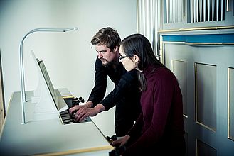 Lessons with Prof. Martin Sturm at the Wegscheider Organ