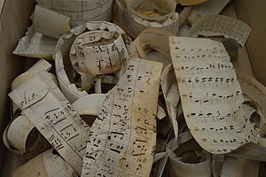 Altes Notenmaterial aus dem Hochschularchiv | Thüringischen Landesmusikarchiv