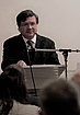 Prof. Dr. Christian Hecht, Vorsitzender des Fördervereins des Stadtmuseums Weimar im Bertuchhaus e.V., eröffnet die Ausstellung "Verfolgte Musiker im nationalsozialistischen Thüringen. Eine Spurensuche im Stadtmuseum Weimar"