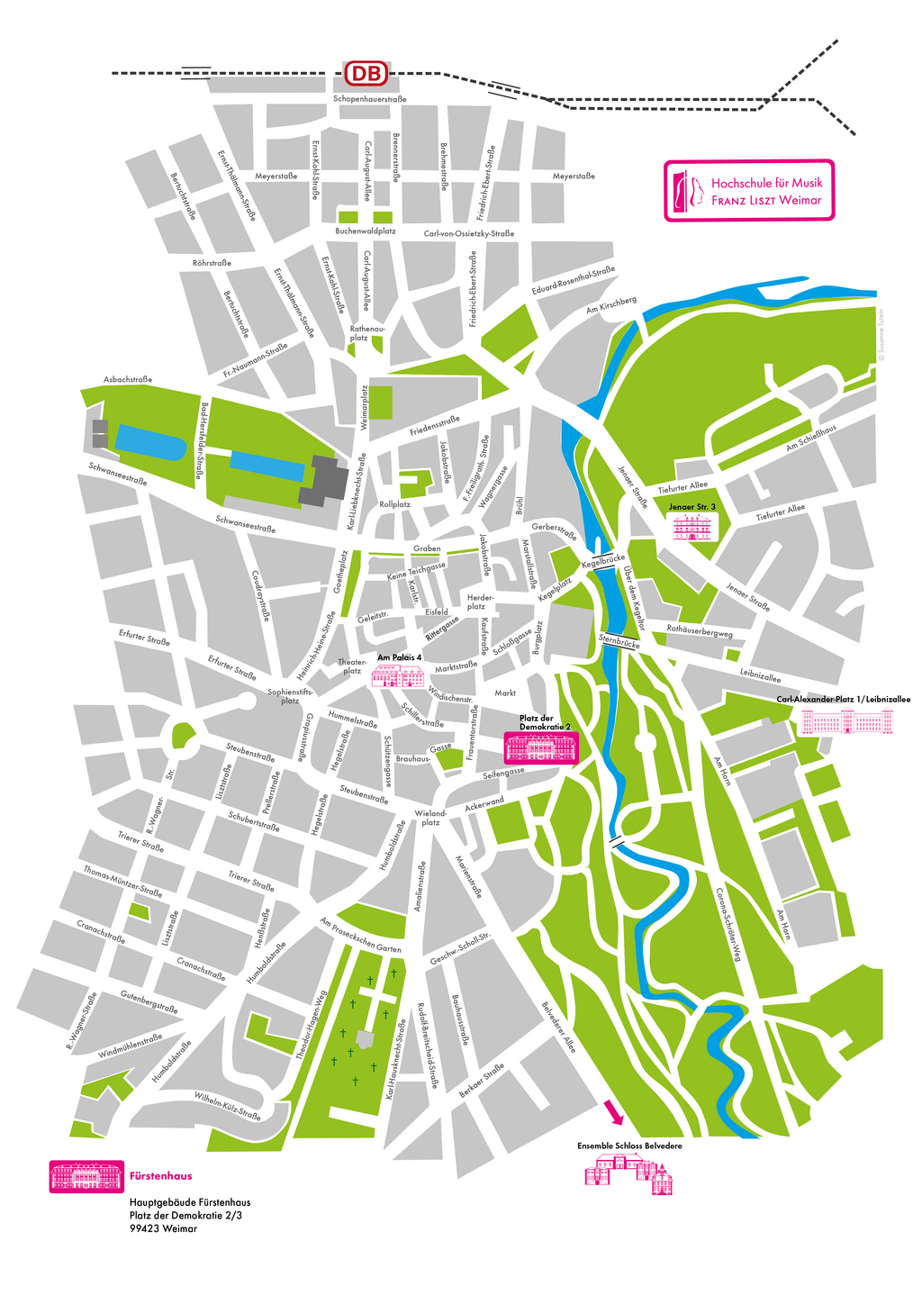 Das Bild zeigt einen Stadtplan.