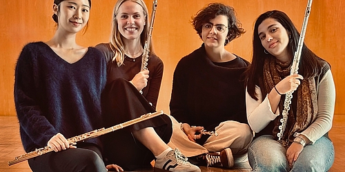 Flöte im Konzert   