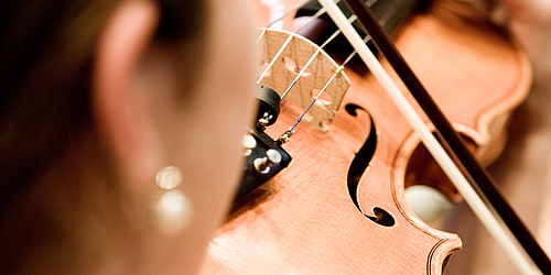 Violine im Konzert   