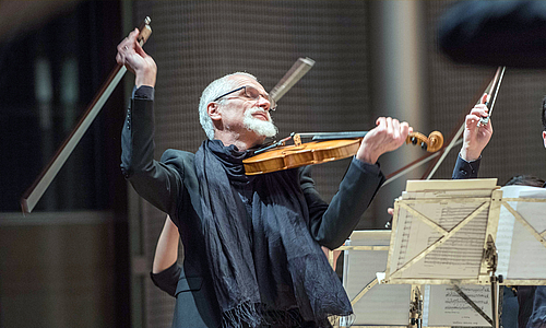 Musikalische Cartoons: Musik von Bach und Telemann bei den "Saitensprüngen" im Festsaal Fürstenhaus